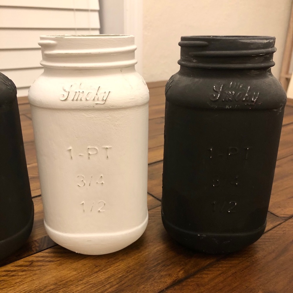 Painted Ole Smokey Moonshine Mason Jars - Picture 4 of 8